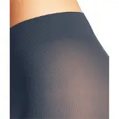 Falke Pure Matt eenkleurig materiaal ondoorzichtig 50 DEN panty dames blauw - maat S-M