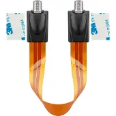 Goobay F-connector kabel - 0.25 meter - Zwart -