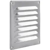 Star X Starx schoepenrooster enkele rij rvs 160 x 160 mm