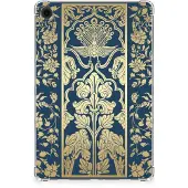 B2Ctelecom Samsung Galaxy Tab A9 Plus Siliconen Hoesje Beige Flowers