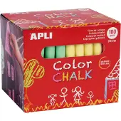 APLI GEKLEURD KRIJT DOOS 100X