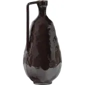 Woood Indre Vaas Decoratie - Aluminium - Bruin - 36x18x16 cm