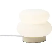 QAZQA Japandi tafellamp beige met opaal glas 15cm - Kumo