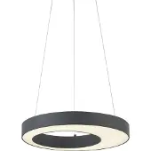 QAZQA Moderne hanglamp zwart 50cm incl. LED 3-staps dimbaar - Organici
