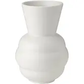Knabstrup Keramik Tortus Archie No1 Vaas 21 Cm Wit - Vazen Keramiek White - K1570