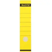 Leitz rugetiketten ft 6,1 x 28,5 cm, geel - 3 stuks