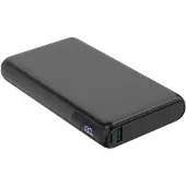Platinet Powerbank 30000mAh, PD100W, QC, EV-batterij, 1400 laadcycli, zwart