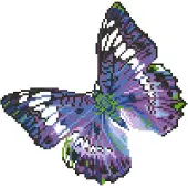 Diamond Dotz Flutter By Mauve: 28x36 cm - Diamond Painting