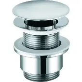 Kludi - Niet afsluitbare wastafel afvoerplug, chroom 1042805-00