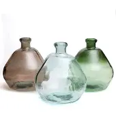 Bazar Bizar Vaas Shudi | glas bruin 45x50x45 cm vazen | NADUVI