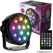 Partyfunlights - 12 LED - PAR - USB - Disco Lamp - met afstandsbediening