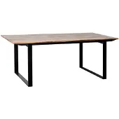 LivingFurn eetkamertafel valdez u poot mango hout 200 cm -