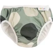 Imse Vimse Vimse Green Shapes - Wasbare Zwemluier - M | 7-10 kgs - OEKO-TEX - Bewegingsvrijheid - Drukknopen