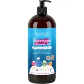 Benecos Natural Basics Family Size Shampoo & Douchegel Soft Sweetness 2in1 Sensitive 950 ml
