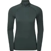 Montane F Dart Xt Zip Neck, dames, groen
