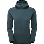 Montane F Protium Hoodie, fleecetrui, dames, donkergroen