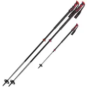 Komperdell Descent Carbon Rocksleeve Vario, skistokken, zwaart