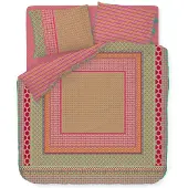 Pip studio Dekbedovertrek Bogolan Multi Percal-260 x 200 / 220 cm | Extra Breed