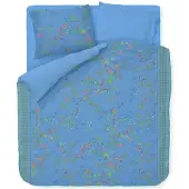 Pip studio Dekbedovertrek Bustani Blauw Percal-260 x 200 / 220 cm | Extra Breed