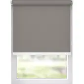 MotionBlinds Draadloos Elektrisch Verduisterend Rolgordijn – Grijs – 120x190 cm - Slimme bediening