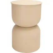 Koopman Bijzettafel - Ø31xH46cm - Zand
