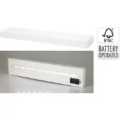 H&S Refurbished | Home&Stylingcollection-wandplank-met LED-verlichting-wit-60 cm