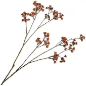 Silk-ka Kunstbloem-Zijden Bloemen Dille Tak Bruin 95 cm