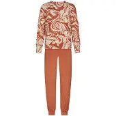 Pastunette Premium - Pyjama - Eternal - Viscose - Beige/Terra - Maat 36