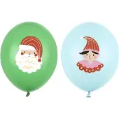 Party Deco Partydeco - Kerst Ballonnen Candyland mix - 50 stuks