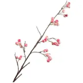 Silk-ka Kunstbloem-Zijden Bloem Appel Tak Roze 99 cm