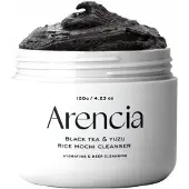 Arencia Black Tea & Yuzu Rice Mochi Cleanser – 120g – Milde Gezichtsreiniger met Zwarte Thee & Yuzu