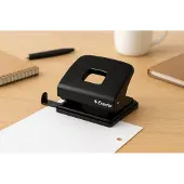 Esselte Perforator - 2-gaats - Zwart