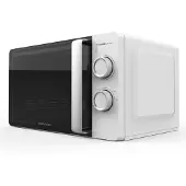 Cecotec Tafelmodel magnetron, 20 L capaciteit, 700 W, 6 vermogensstanden met 3D Wave-verwarmingstechnologie, Ready2Clean eenvoudige reinigingscoating, elegant zwart