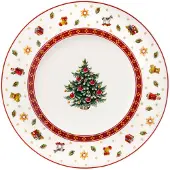 Villeroy & Boch Toy's Delight Dessertbord 21,5 Cm - Overige kersttafel decoratieware Porselein White - 14-8643-2644