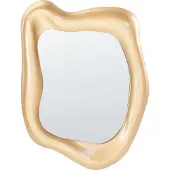 Beliani SANTEC - Wandspiegel - Goud - MDF