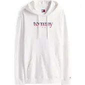 Tommy Hilfiger Sweatshirt 'DNA' ecru / navy / rood