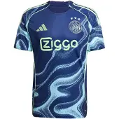 Adidas Tricot 'Ajax Amsterdam 25/26' blauw / aqua / groen