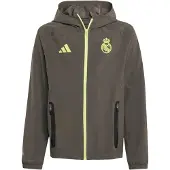 Adidas Sportjas 'Real Madrid Tiro 25 Competition Vis Tech Travel' antraciet / appel