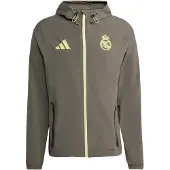 Adidas Trainingsjack 'Real Madrid Tiro 25 Competition Vis' neongeel / aardetinten