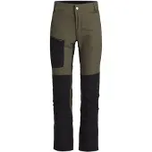 Lundhags Fulu Stretch Hybrid Pant JR, wandelbroeken, groen/zwart