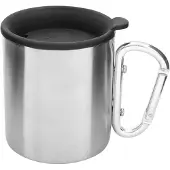 Tatonka Thermo Mok Karabijnhaak 250ml, thermosbeker, zilver