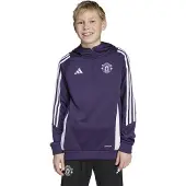 Adidas Manchester United Track Hoodie 2025-2025 Kids Paars Wit | 164