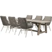 AVH-Collectie Tivoli Ravello dining tuinset 250x100xH76 cm 7 delig rope acacia