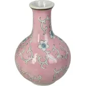 HD Collection Vaas Porselein Roze 12x12x17,5cm