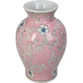 HD Collection Vaas Porselein Roze 10,5x10,5x16cm