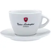 Tonino lamborghini - Cappuccino/koffie - kop en schotel - Wit