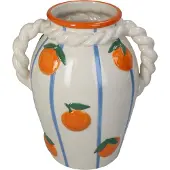 HD Collection Vaas Mandarijn Aardewerk 19,7x16x22,2cm