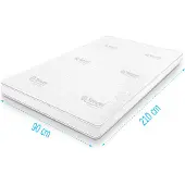Droommatras Topdekmatras traagschuim Tencel Deluxe 90x210 dikte 11 cm