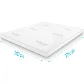 Droommatras Topdekmatras koudschuim Tencel Deluxe 180x220 dikte 11 cm