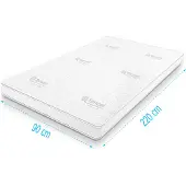 Droommatras Topdekmatras koudschuim Tencel Deluxe 90x220 dikte 11 cm